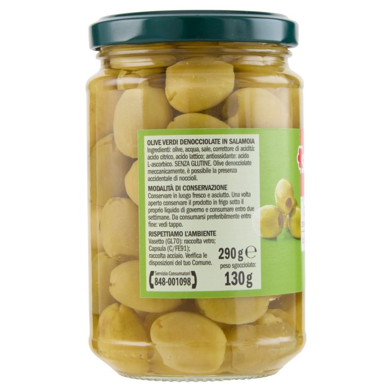 Sisa Olive Denocciolate in Salamoia 290 g
