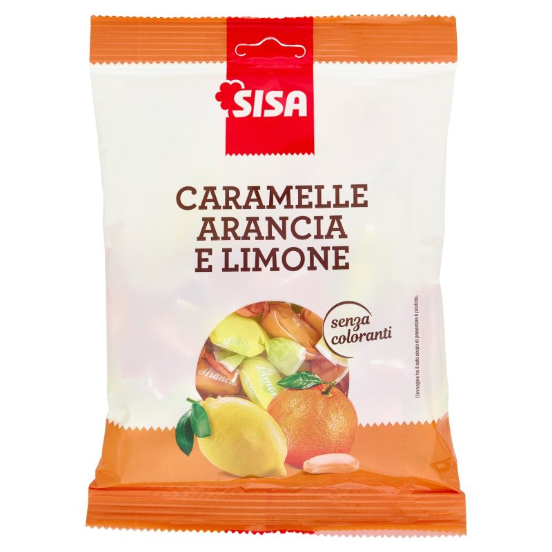 Sisa Caramelle Arancia e Limone 150 g