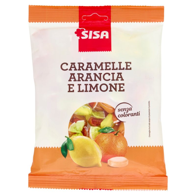Sisa Caramelle Arancia e Limone 150 g