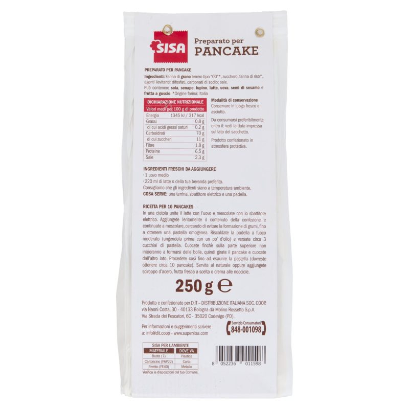 Sisa Preparato per Pancake 250 g