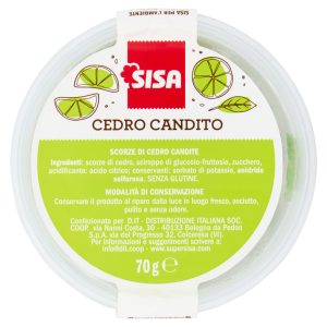 Sisa Cedro Candito 70 g