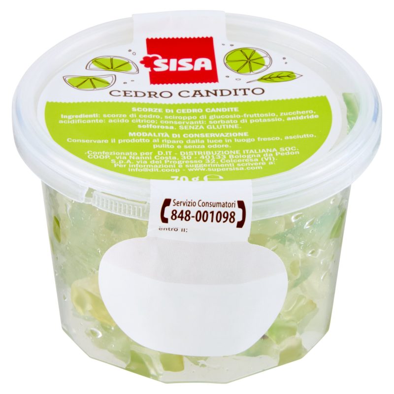 Sisa Cedro Candito 70 g