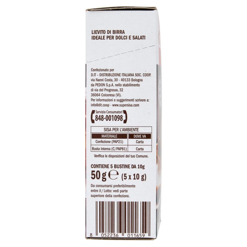 Sisa Lievito di Birra 5 x 10 g