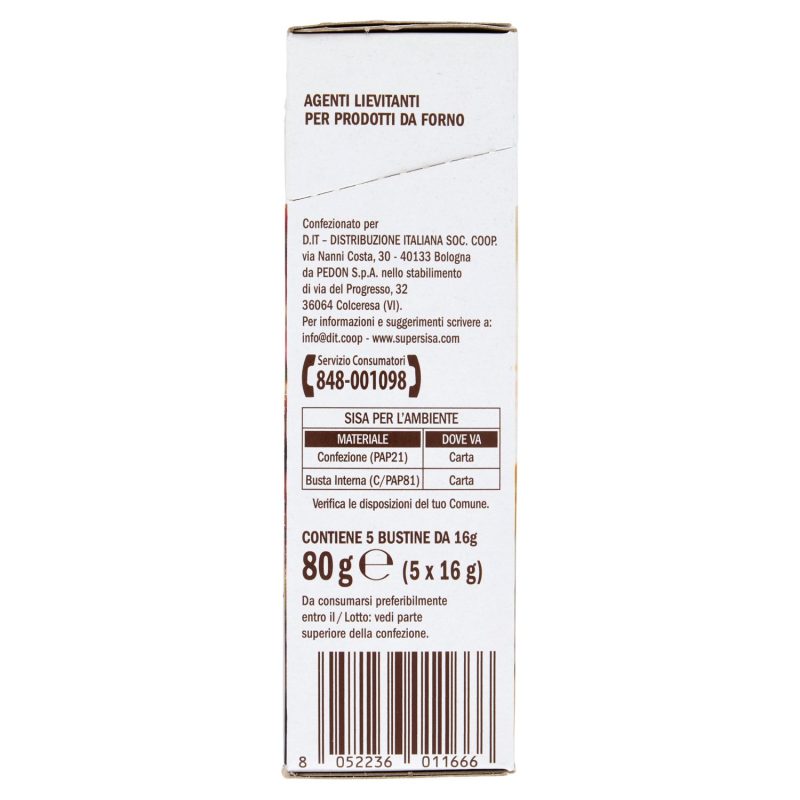 Sisa Lievito Istantaneo 5 x 16 g