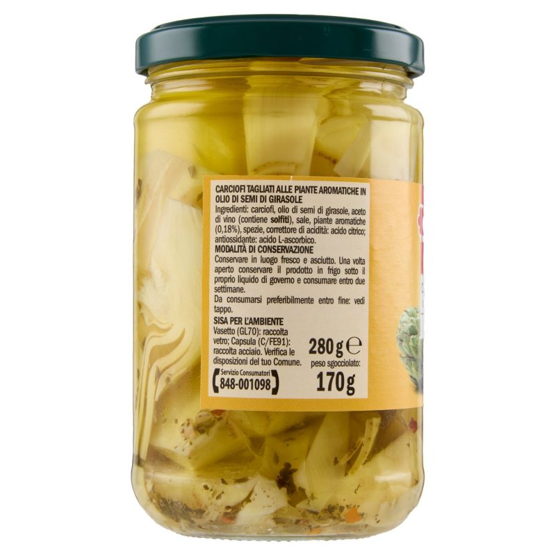 Sisa Carciofi alla contadina sottolio 280 g