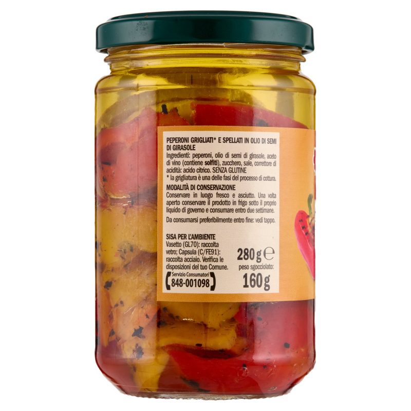 Sisa Peperoni grigliati 280 g