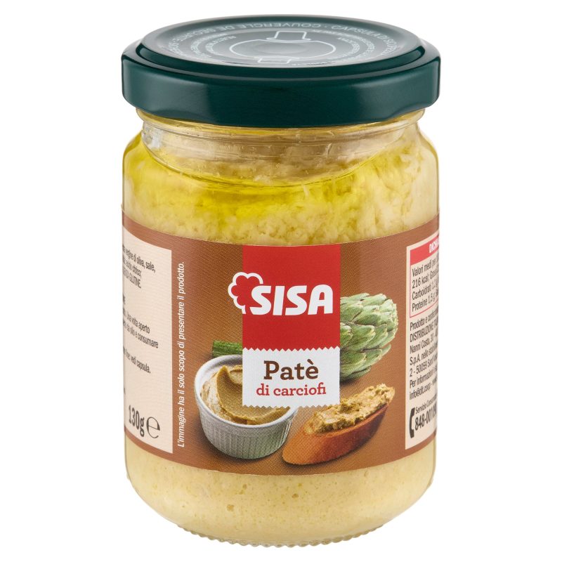 Sisa Patè di carciofi 130 g