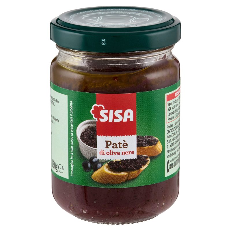 Sisa Patè di olive nere 130 g
