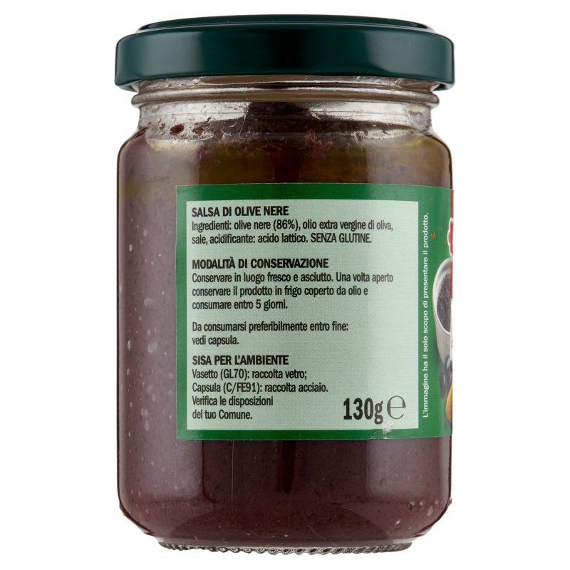 Sisa Patè di olive nere 130 g