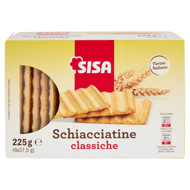 Sisa Schiacciatine classiche 6 x 37, 5 g