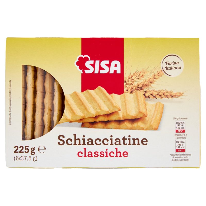 Sisa Schiacciatine classiche 6 x 37, 5 g