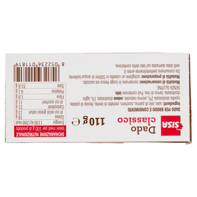Sisa Dado classico 10 dadi 110 g