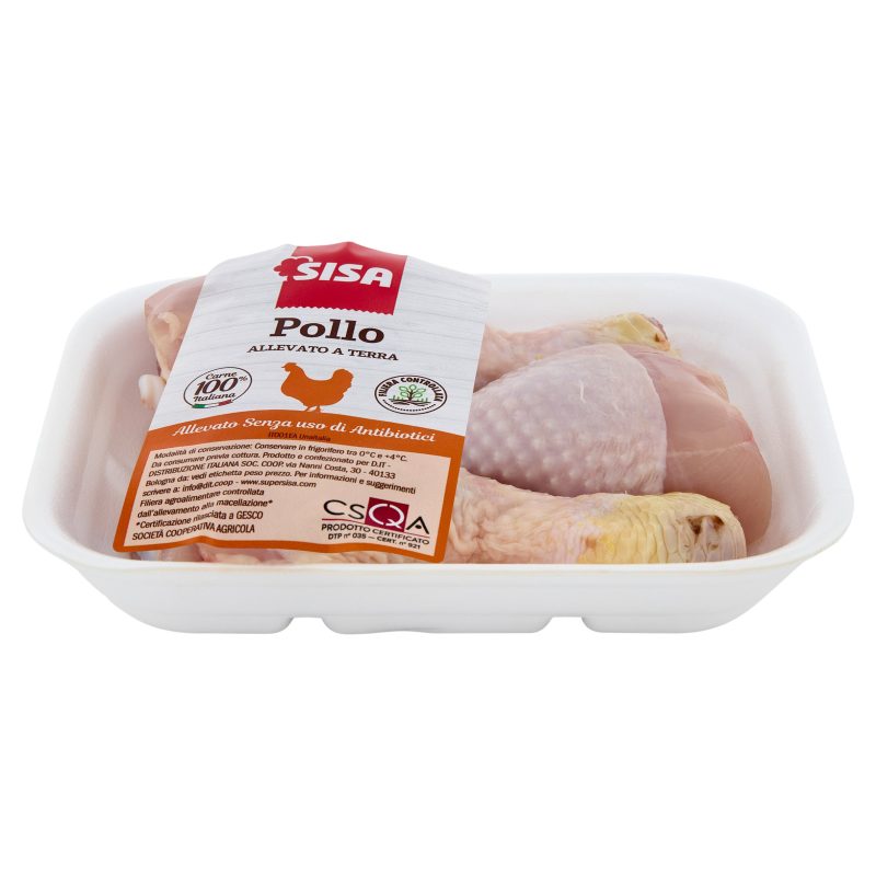 Sisa Fusi di Pollo Bianco Allevato a Terra Senza Uso di Antibiotici