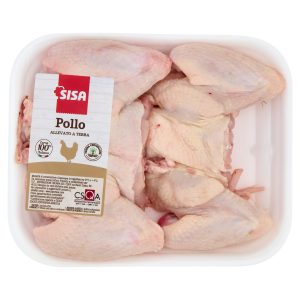 Sisa Ali Non Separate di Pollo Bianco Allevato a Terra