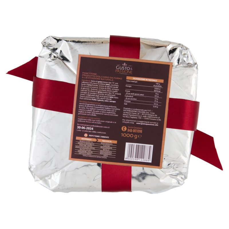 Gusto & Passione Panettone Classico 1000 g