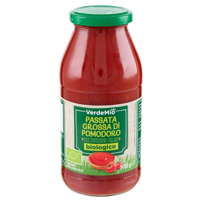 VerdeMio Passata Grossa di Pomodoro biologico 500 g