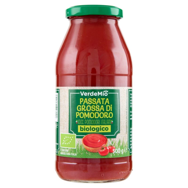 VerdeMio Passata Grossa di Pomodoro biologico 500 g