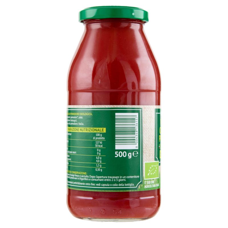 VerdeMio Passata Grossa di Pomodoro biologico 500 g