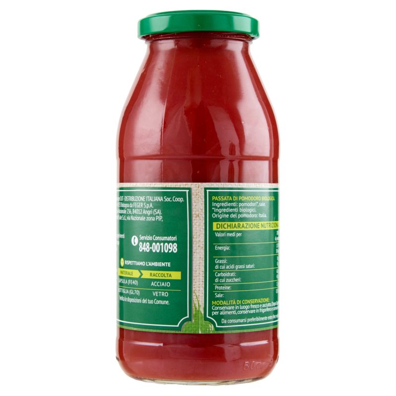 VerdeMio Passata Grossa di Pomodoro biologico 500 g