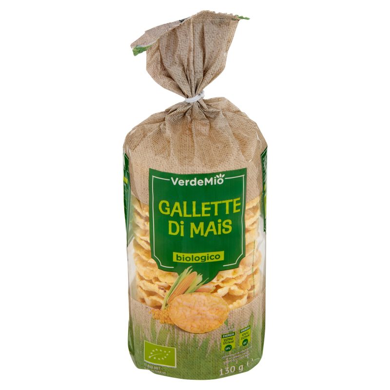 VerdeMio Gallette di Mais biologico 130 g