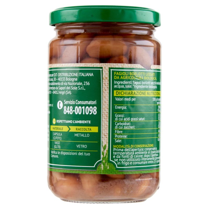 VerdeMio Fagioli Borlotti biologico 300 g
