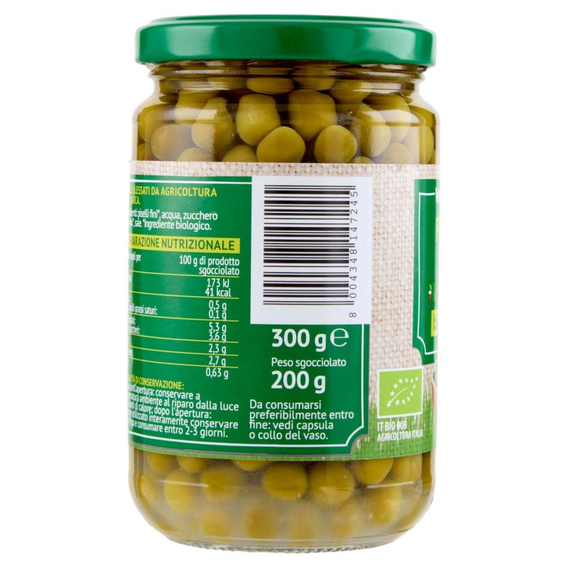 VerdeMio Piselli Fini biologico 300 g