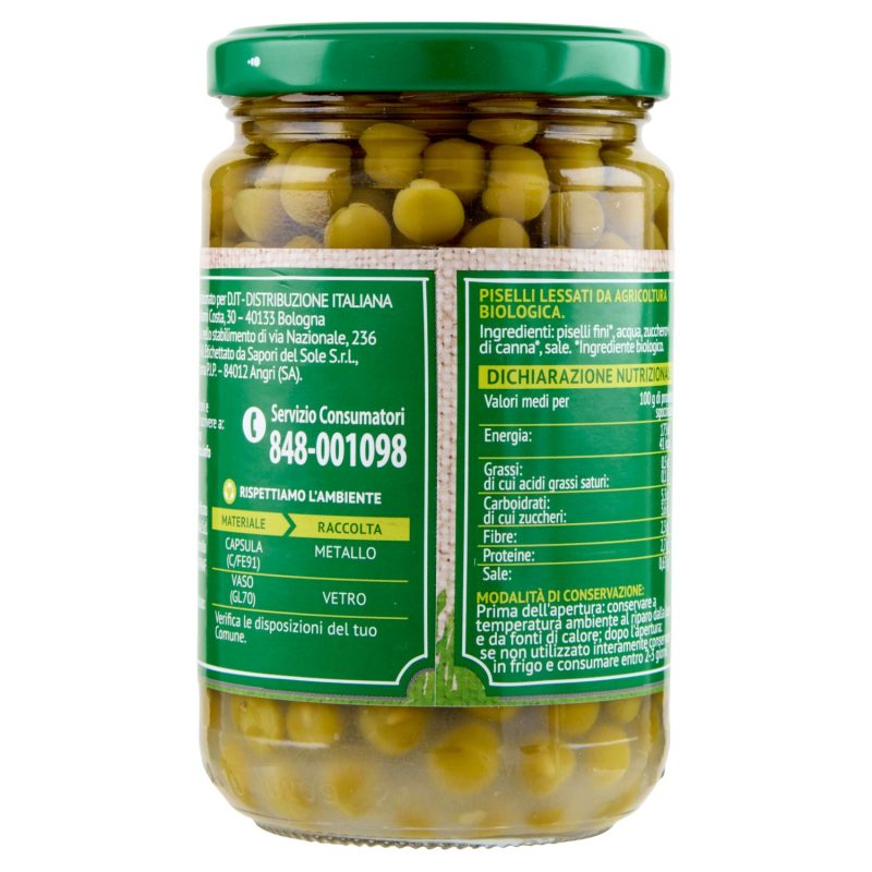 VerdeMio Piselli Fini biologico 300 g