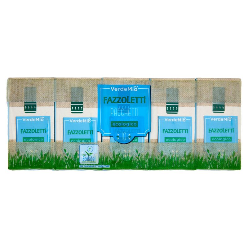 VerdeMio Fazzoletti ecologico 10 pz