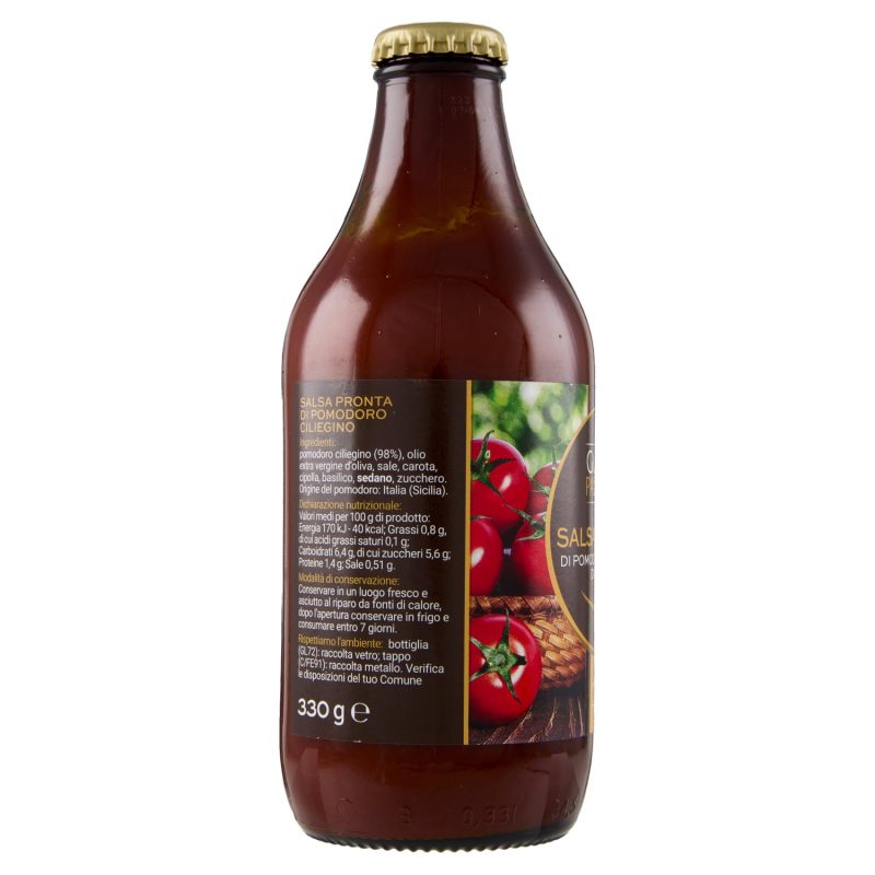 Gusto & Passione Salsa Pronta di Pomodoro Ciliegino di Sicilia 330 g