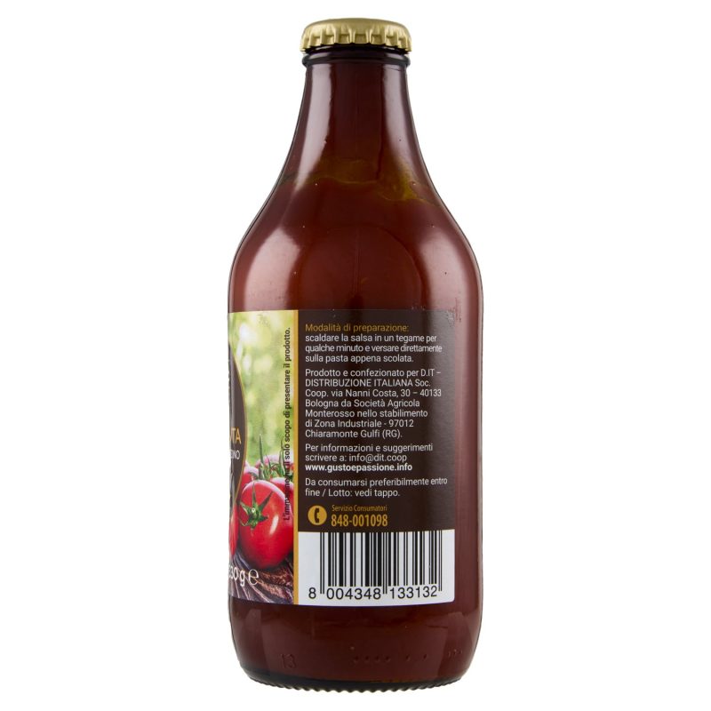 Gusto & Passione Salsa Pronta di Pomodoro Ciliegino di Sicilia 330 g