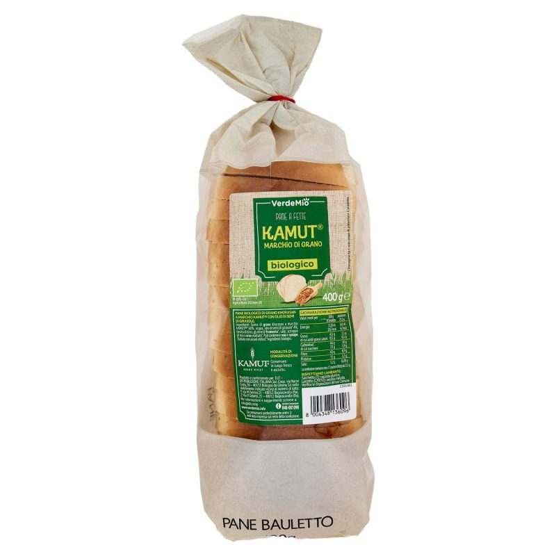 VerdeMio Pane a Fette Kamut biologico 400 g