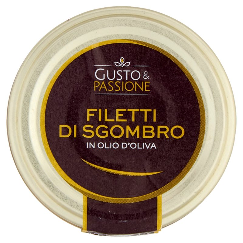 Gusto & Passione Filetti di Sgombro in Olio d'Oliva 190 g