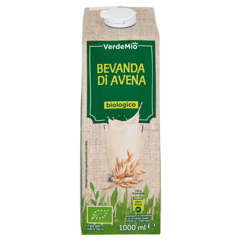 VerdeMio Bevanda di Avena biologico 1000 ml