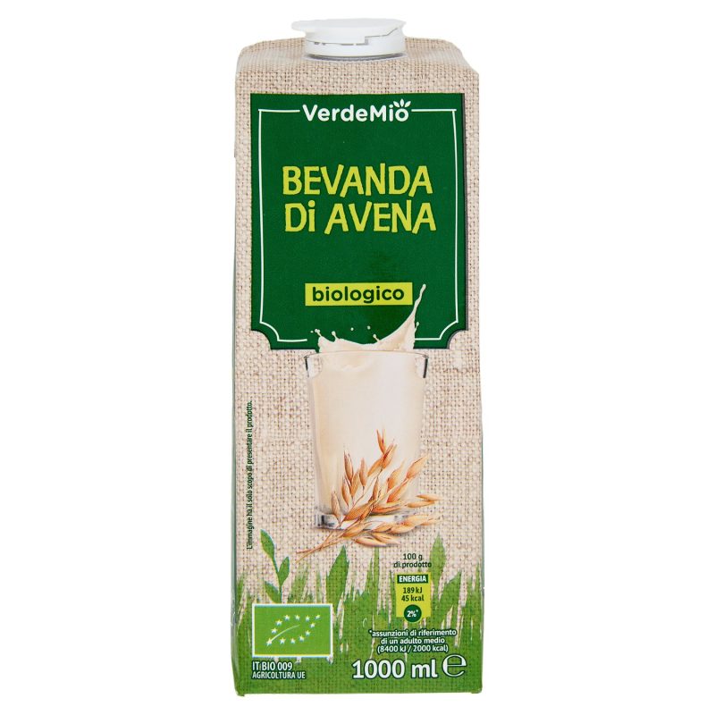 VerdeMio Bevanda di Avena biologico 1000 ml
