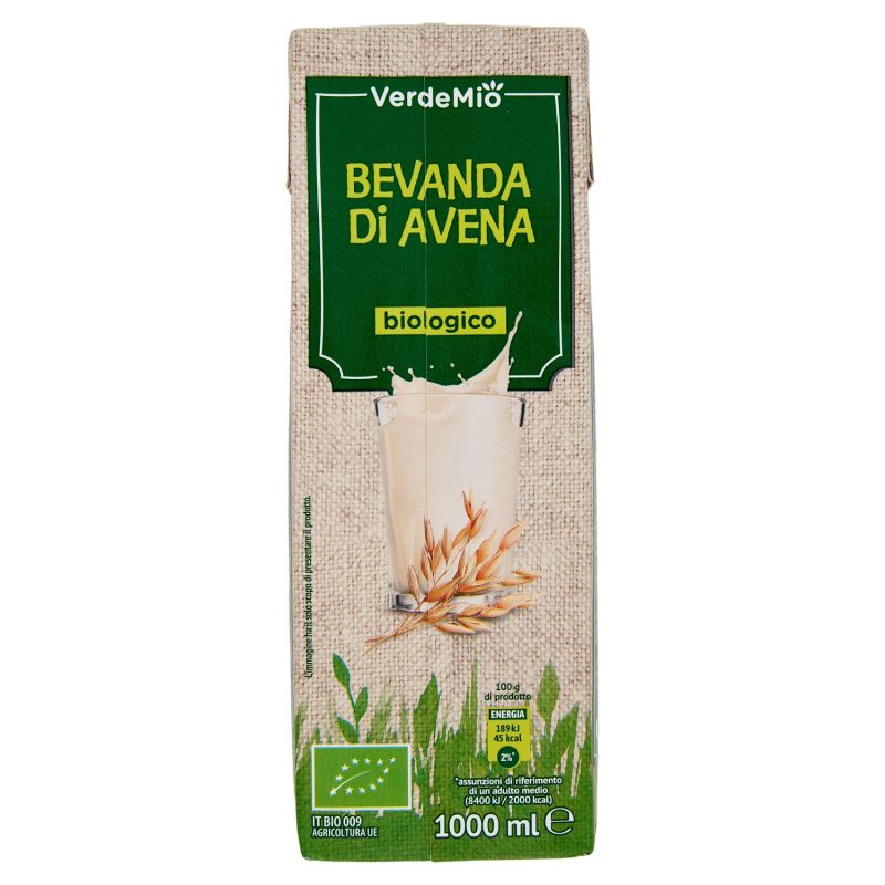 VerdeMio Bevanda di Avena biologico 1000 ml
