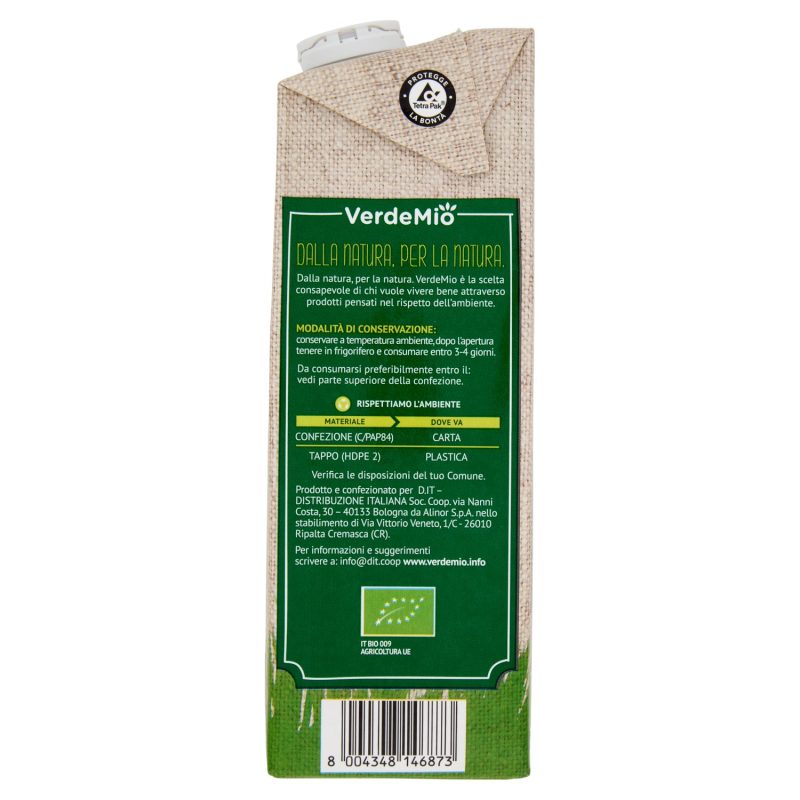 VerdeMio Bevanda di Avena biologico 1000 ml