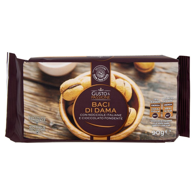 Gusto & Passione Baci di Dama 90 g