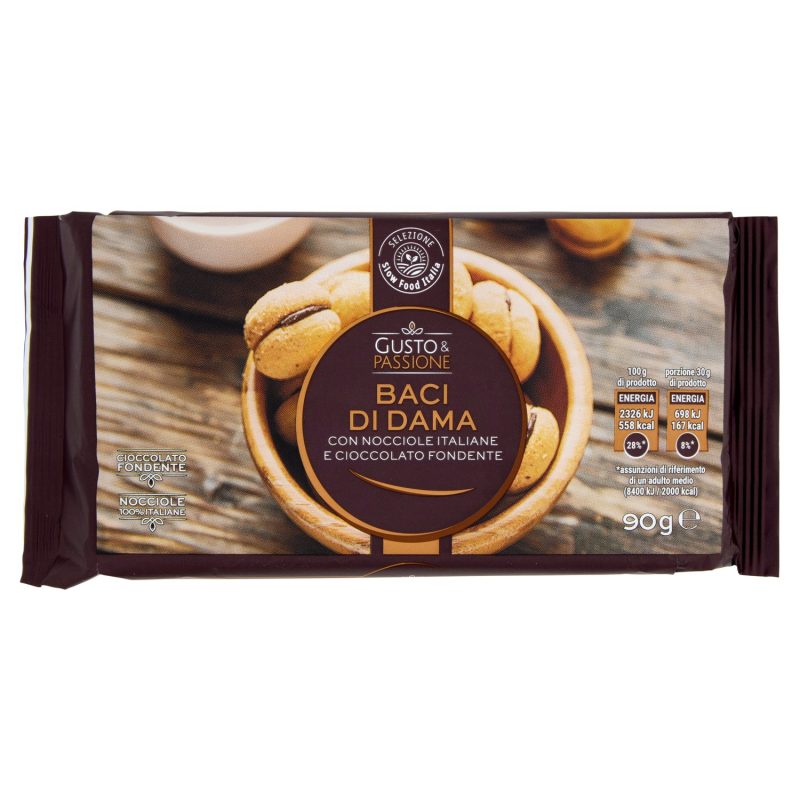 Gusto & Passione Baci di Dama 90 g