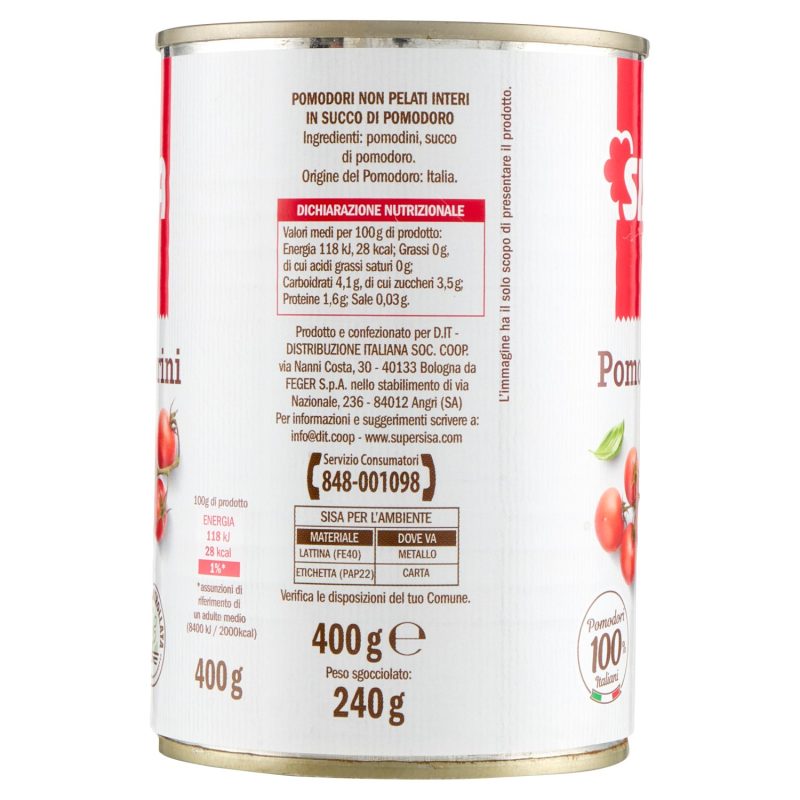 Sisa Pomodorini 400 g