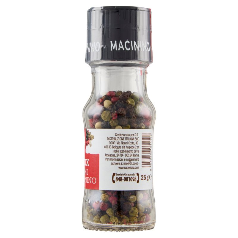 Sisa Pepe Mix in Grani con Macinino 25 g