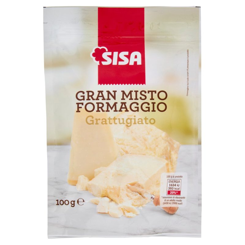 Sisa Gran Misto Formaggio Grattugiato 100 g