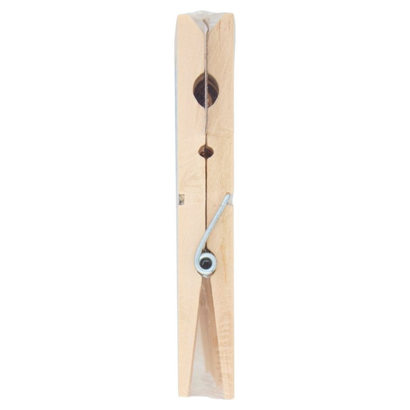VerdeMio Mollette per Bucato in legno di Pino 10 pz
