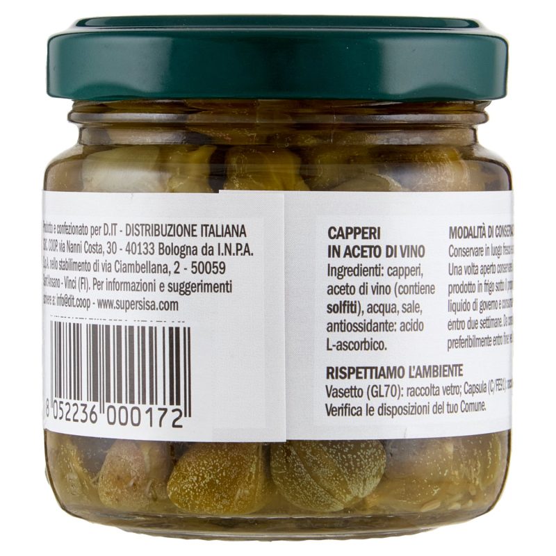 Sisa Capperi Puntina Sottaceto 100 g
