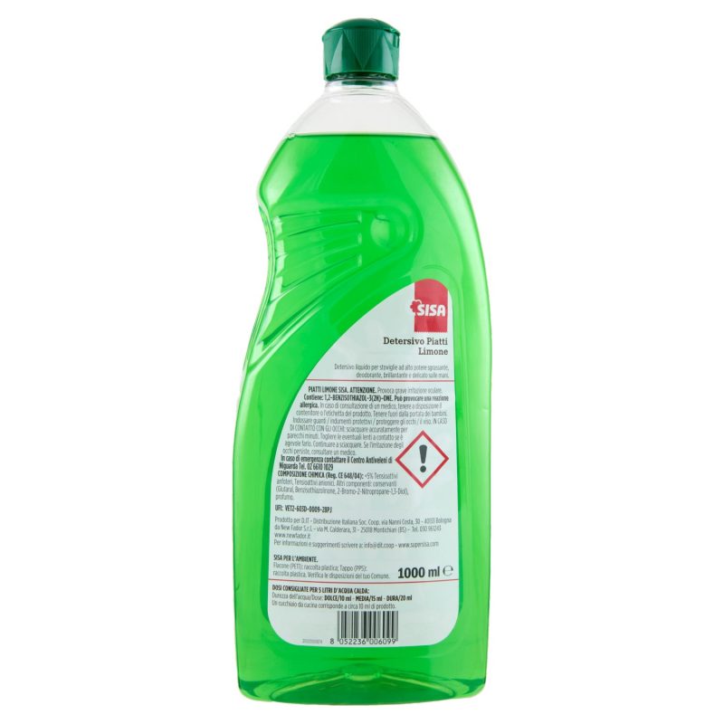 Sisa Detersivo Piatti Limone 1000 ml