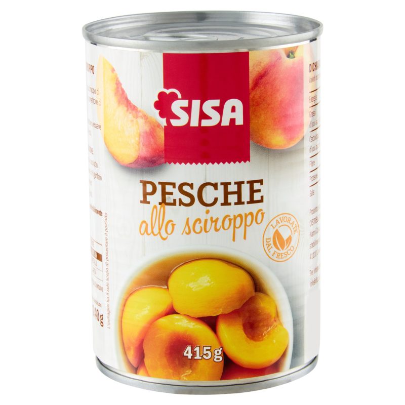 Sisa Pesche allo sciroppo 415 g