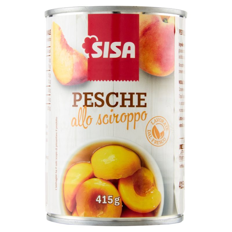 Sisa Pesche allo sciroppo 415 g