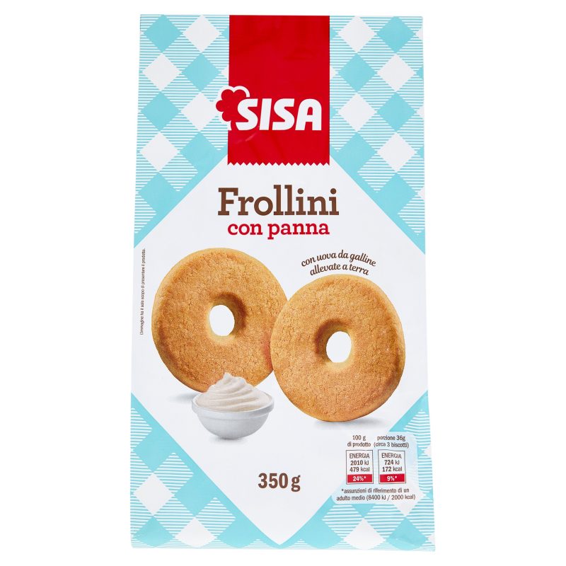 Sisa Frollini con panna 350 g
