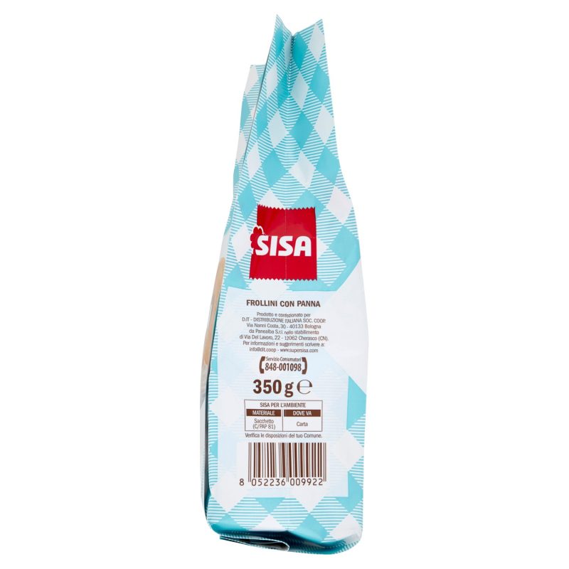 Sisa Frollini con panna 350 g