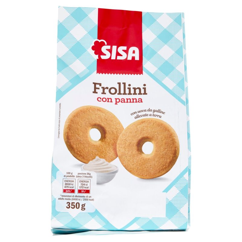 Sisa Frollini con panna 350 g
