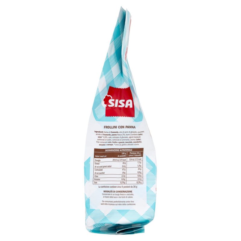Sisa Frollini con panna 350 g